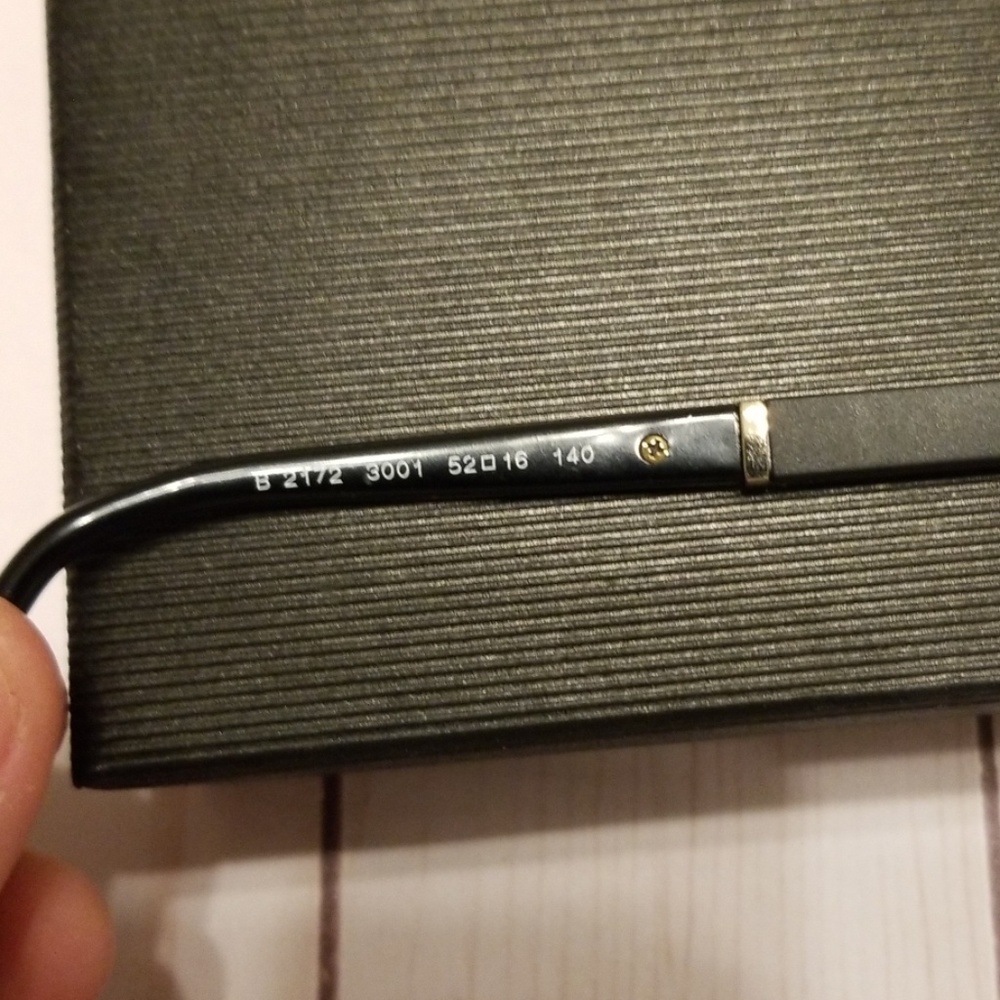 Burberry Eyeglasses B2172 3001 52-16 140 Black - Picture 3 of 8